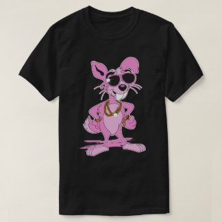 ピンクのウサギ Tシャツ