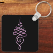 ピンクのウナロメ キーホルダー (裏面)