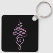 ピンクのウナロメ キーホルダー (裏面)