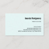 ピンクのウミガメお洒落&かわいい 名刺 (裏面)