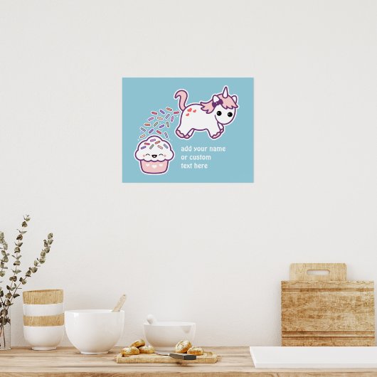 ピンクのウンコ ポスター (キッチン)