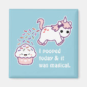 ピンクのウンコ マグネット (正面)