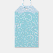 ピンクのウーパールパーティー ギフトタグ (裏面)