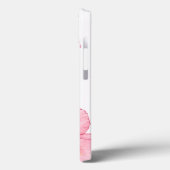 ピンクのエキゾチックな水彩画の花 Case-Mate iPhoneケース (裏面 / 左)