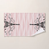 ピンクのエッフェルタオルが華やかなタオルセット バスタオルセット (ハンドタオル)