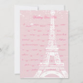 ピンクのエッフェルタワー結婚の誓いのライブゲーム (正面)