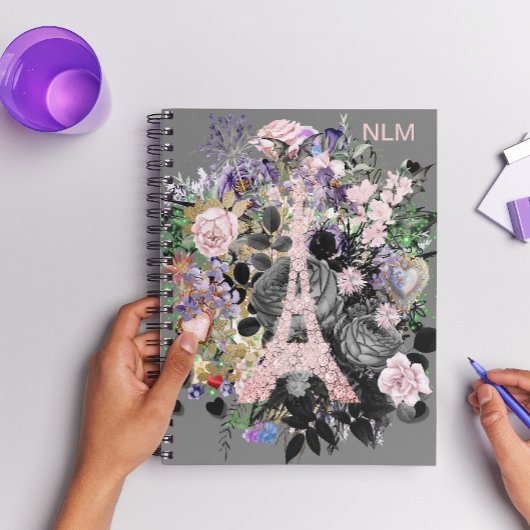 ピンクのエッフェル塔 ノートブック