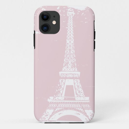 ピンクのエッフェル塔 iphone 5 カバー (裏面)