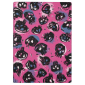 ピンクのエモスカル事務所&学校文房具 クリップボード (裏面)