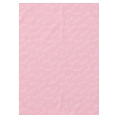 ピンクのエレガントな春のトンボパターンのピンク テーブルクロス (正面)