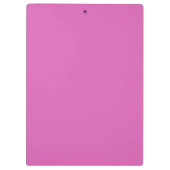 ピンクのエレガントフローラクリップボードのカスタマイズ クリップボード (裏面)