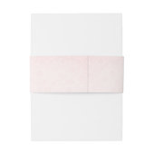 ピンクのエンボスと結婚の引用文招待状ベリー 招待状ベリーバンド (裏面例)