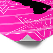 ピンクのオアシスのポスター ポスター (角)