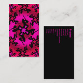 "ピンクのオアシス"の名刺 名刺 (正面/裏面)