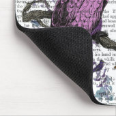 ピンクのオウム マウスパッド (コーナー)