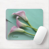 ピンクのオランダカイウユリのmousepad マウスパッド (マウス)