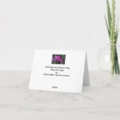 ピンクのオレアンダーの影の妖精 カード (裏面)