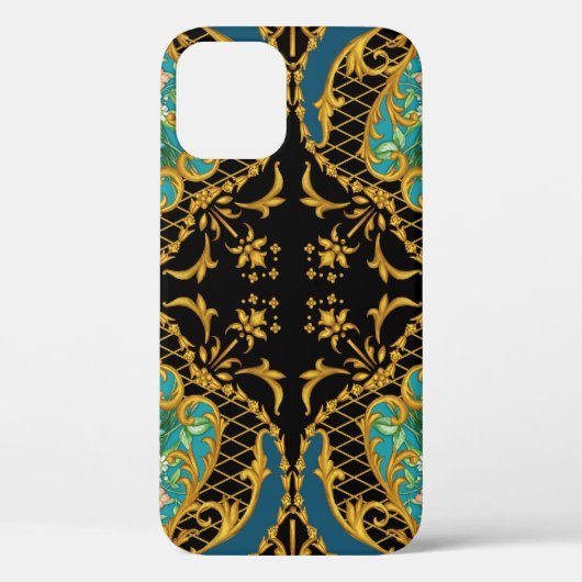 ピンクのオレンジ色の花:正方形の構成 Case-Mate iPhoneケース (裏面)