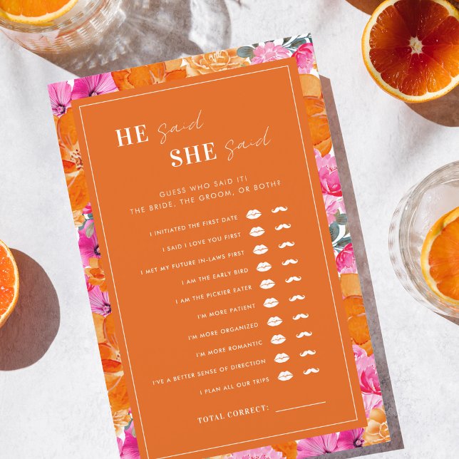 ピンクのオレンジ鮮やか色のフローラ彼はゲームを言った (クリエイターアップロード済み)