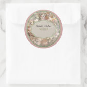 ピンクのオーキッドスパイスジャー ラウンドシール (バッグ)