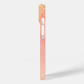 ピンクのオーダーメイドスタイリッシュなカスタムネーム Case-Mate iPhoneケース (裏面 / 左)