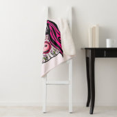 ピンクのオートクチュール シェルパブランケット (インサイチュ)