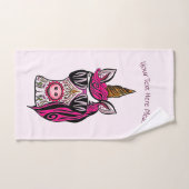 ピンクのオートクチュール バスタオルセット (ハンドタオル)