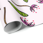 ピンクのオートクチュール ラッピングペーパー (ロールコーナー)