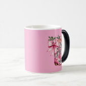 ピンクのカウボーイ・ブーツ モーフィングマグカップ (正面右)