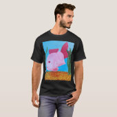 ピンクのカクレクマノミ Tシャツ (正面フル)