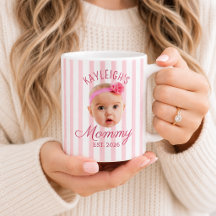 ピンクのカスタム顔写真ギフト Mom Mommy