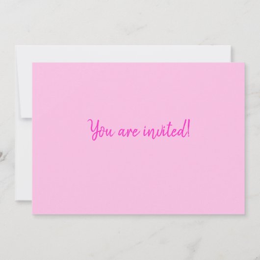 ピンクのカップケカラフルーキ30歳の誕生日の招待状 招待状 (裏面)