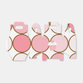 ピンクのカップケーキとドット フェイバーボックス (折り畳みなし)