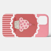 ピンクのカップケーキのデザイン Case-Mate iPhoneケース (裏面 (横))