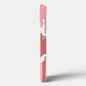 ピンクのカップケーキのデザイン Case-Mate iPhoneケース (裏面 / 左)