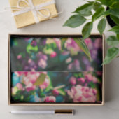 ピンクのカニのリンゴの花 薄葉紙 (ギフト)