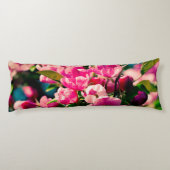 ピンクのカニリンゴの花 ボディピロー (裏面)