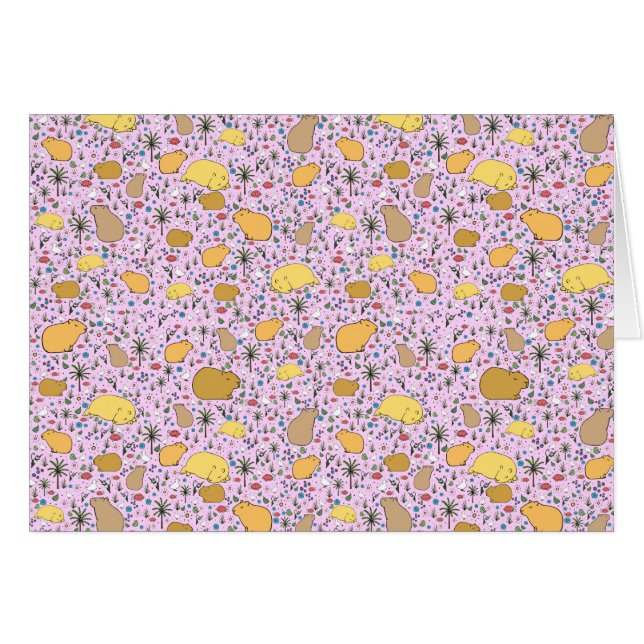 ピンクのカピバラ (正面横)