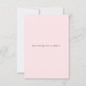 ピンクのカボチャとひまわり サンキューカード サンキューカード (裏面)