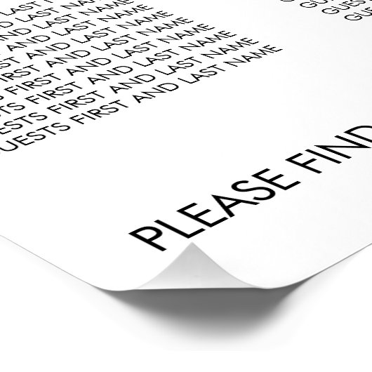 ピンクのカボチャのトラックの赤ちゃんシャワー着席表 ポスター (コーナー)