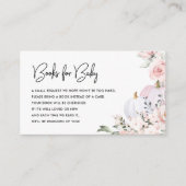 ピンクのカボチャのベビー囲いカード用ブック エンクロージャーカード (正面)