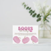 ピンクのカボチャの本でベビーエンクロージャカード エンクロージャーカード (スタンド正面)