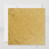 ピンクのカボチャ性別がパーティーを明かす女の子 サンキューカード (裏面)