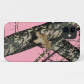 ピンクのカムフラージュ Case-Mate iPhoneケース (裏面(横))