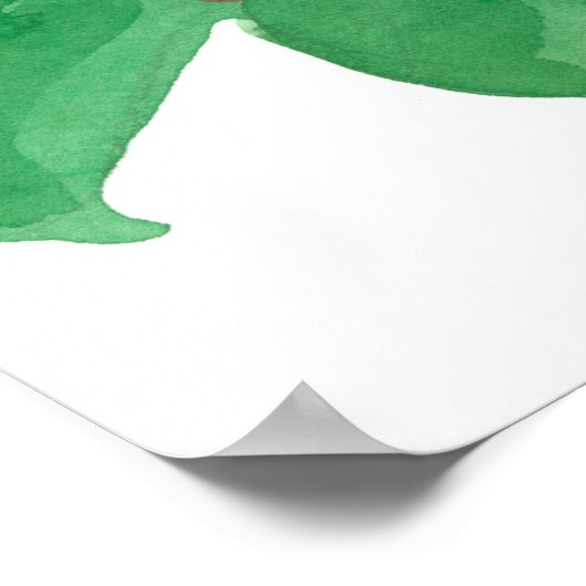 ピンクのカメリアスバードイエローファーマーウォーターの色 ポスター (角)