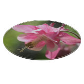 ピンクのカランコエの花 カッティングボード (角)