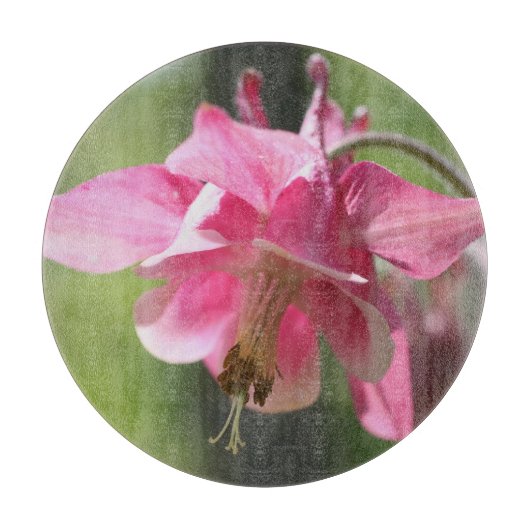 ピンクのカランコエの花 カッティングボード (正面)