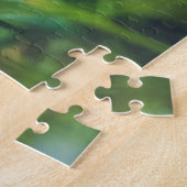 ピンクのカーネーションとデイジー ジグソーパズル (側面)