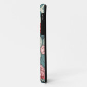 ピンクのカーネーションの花イラストレーション Case-Mate iPhoneケース (裏面/左)
