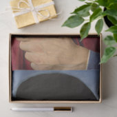 ピンクのカーネーションを持つ強い男(ルネサンス美術) 薄葉紙 (ギフト)